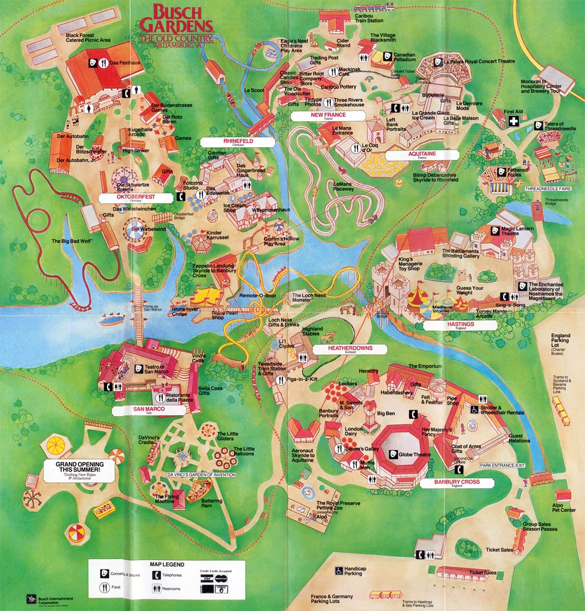 Back From The Dead Theme Park Map Day Dc S