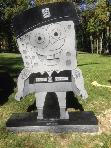 SpongeBob Gravestone Removed