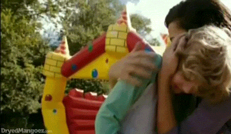 Image result for deflating bounce house gif